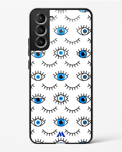 Eyes Wide Shut Glass Case Phone Cover-(Samsung)