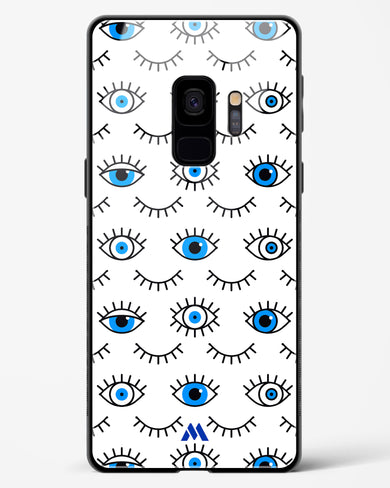 Eyes Wide Shut Glass Case Phone Cover-(Samsung)