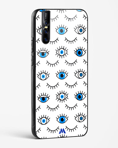 Eyes Wide Shut Glass Case Phone Cover-(Vivo)