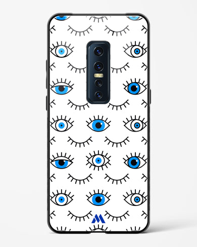 Eyes Wide Shut Glass Case Phone Cover-(Vivo)