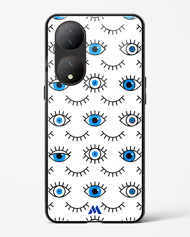 Eyes Wide Shut Glass Case Phone Cover-(Vivo)