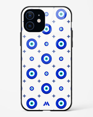 Evil Eye Array Glass Case Phone Cover-(Apple)