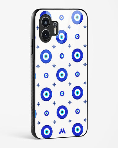 Evil Eye Array Glass Case Phone Cover (Nothing)