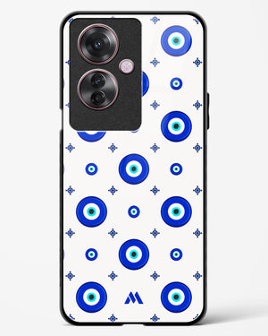 Evil Eye Array Glass Case Phone Cover (Oppo)