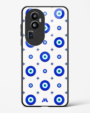Evil Eye Array Glass Case Phone Cover-(Oppo)