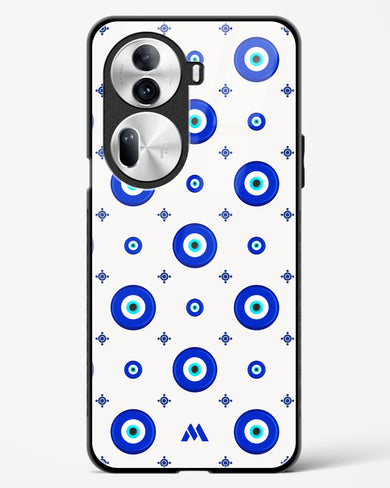 Evil Eye Array Glass Case Phone Cover (Oppo)