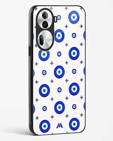 Evil Eye Array Glass Case Phone Cover (Oppo)