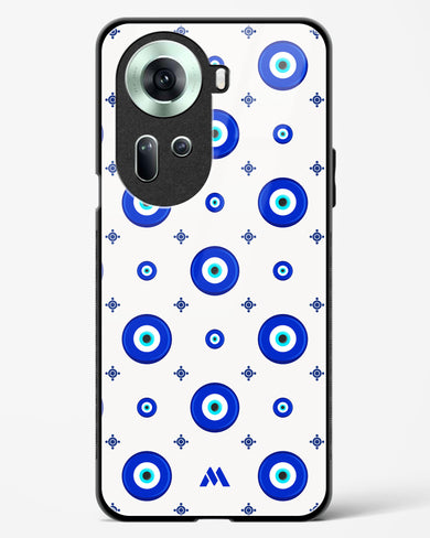 Evil Eye Array Glass Case Phone Cover (Oppo)