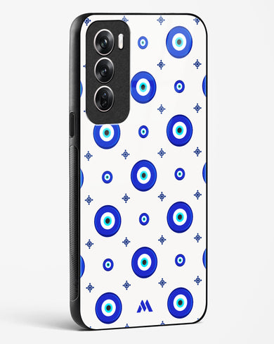 Evil Eye Array Glass Case Phone Cover (Oppo)