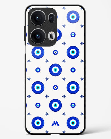 Evil Eye Array Glass Case Phone Cover (Oppo)