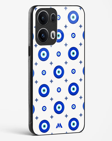 Evil Eye Array Glass Case Phone Cover (Oppo)