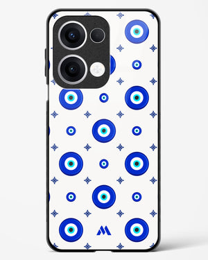 Evil Eye Array Glass Case Phone Cover (Oppo)