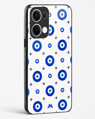 Evil Eye Array Glass Case Phone Cover (Oppo)