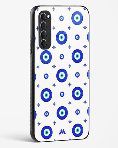 Evil Eye Array Glass Case Phone Cover (Oppo)