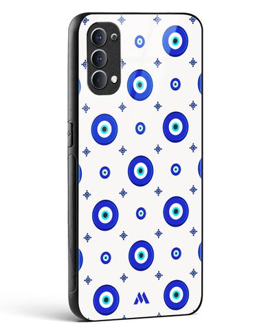 Evil Eye Array Glass Case Phone Cover (Oppo)