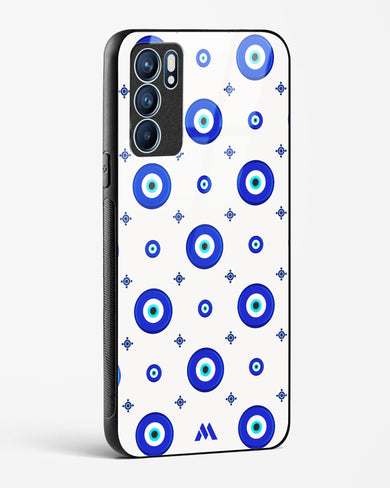 Evil Eye Array Glass Case Phone Cover (Oppo)