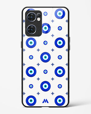 Evil Eye Array Glass Case Phone Cover (Oppo)