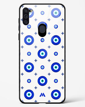 Evil Eye Array Glass Case Phone Cover-(Samsung)