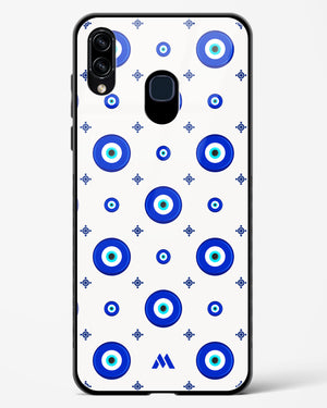 Evil Eye Array Glass Case Phone Cover-(Samsung)