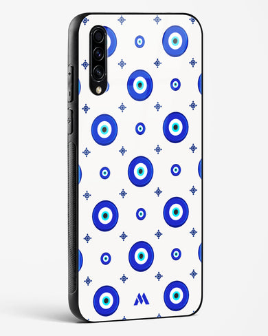 Evil Eye Array Glass Case Phone Cover-(Samsung)