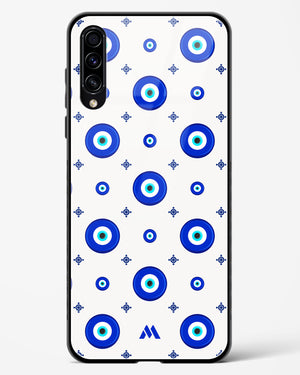 Evil Eye Array Glass Case Phone Cover-(Samsung)