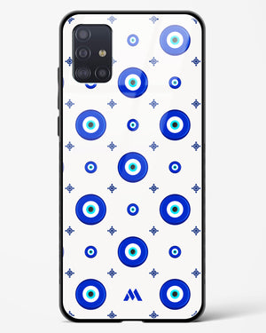 Evil Eye Array Glass Case Phone Cover-(Samsung)