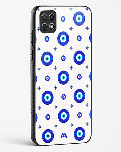 Evil Eye Array Glass Case Phone Cover-(Samsung)