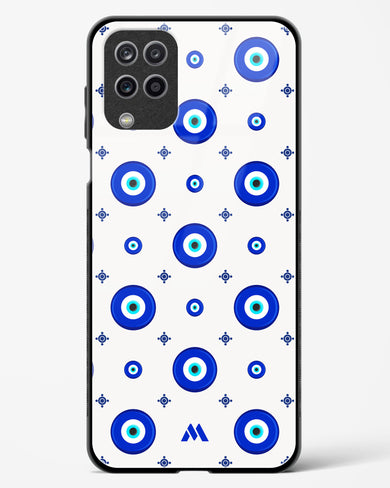 Evil Eye Array Glass Case Phone Cover-(Samsung)