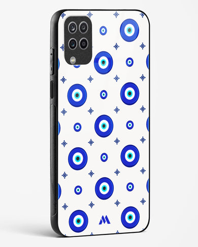 Evil Eye Array Glass Case Phone Cover-(Samsung)