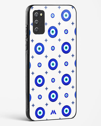 Evil Eye Array Glass Case Phone Cover-(Samsung)