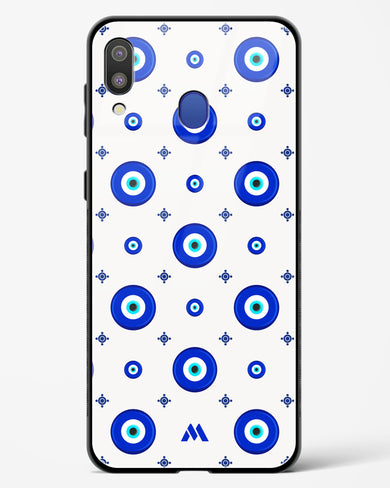 Evil Eye Array Glass Case Phone Cover-(Samsung)