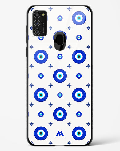 Evil Eye Array Glass Case Phone Cover (Samsung)