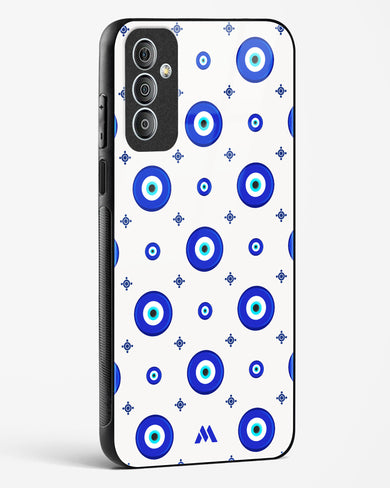 Evil Eye Array Glass Case Phone Cover-(Samsung)