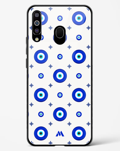 Evil Eye Array Glass Case Phone Cover-(Samsung)