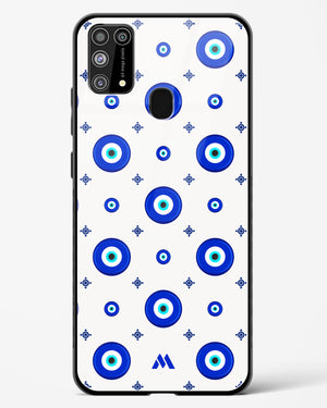 Evil Eye Array Glass Case Phone Cover-(Samsung)