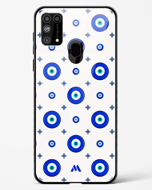 Evil Eye Array Glass Case Phone Cover-(Samsung)