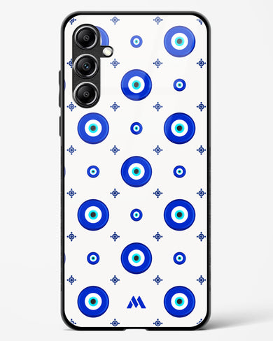 Evil Eye Array Glass Case Phone Cover-(Samsung)