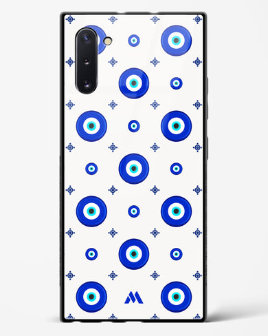 Evil Eye Array Glass Case Phone Cover-(Samsung)