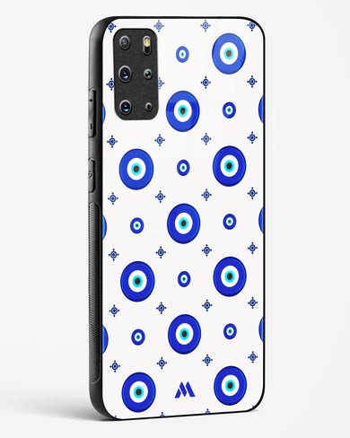 Evil Eye Array Glass Case Phone Cover-(Samsung)