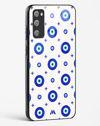 Evil Eye Array Glass Case Phone Cover-(Samsung)