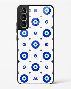 Evil Eye Array Glass Case Phone Cover-(Samsung)