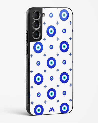 Evil Eye Array Glass Case Phone Cover-(Samsung)