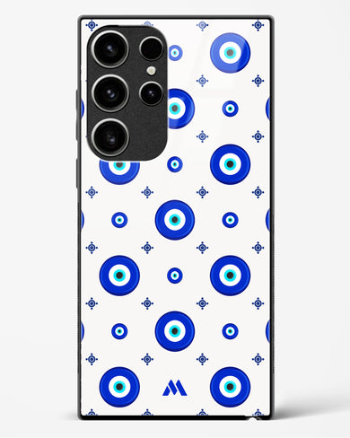 Evil Eye Array Glass Case Phone Cover-(Samsung)