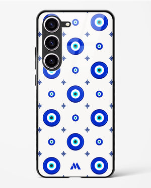 Evil Eye Array Glass Case Phone Cover-(Samsung)