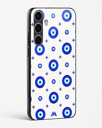 Evil Eye Array Glass Case Phone Cover-(Samsung)