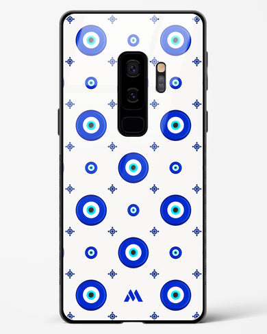 Evil Eye Array Glass Case Phone Cover-(Samsung)