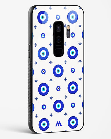 Evil Eye Array Glass Case Phone Cover-(Samsung)