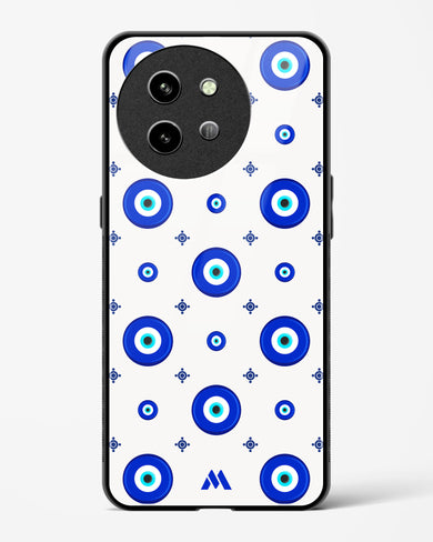 Evil Eye Array Glass Case Phone Cover (Vivo)