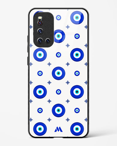 Evil Eye Array Glass Case Phone Cover (Vivo)