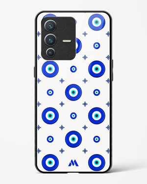 Evil Eye Array Glass Case Phone Cover (Vivo)